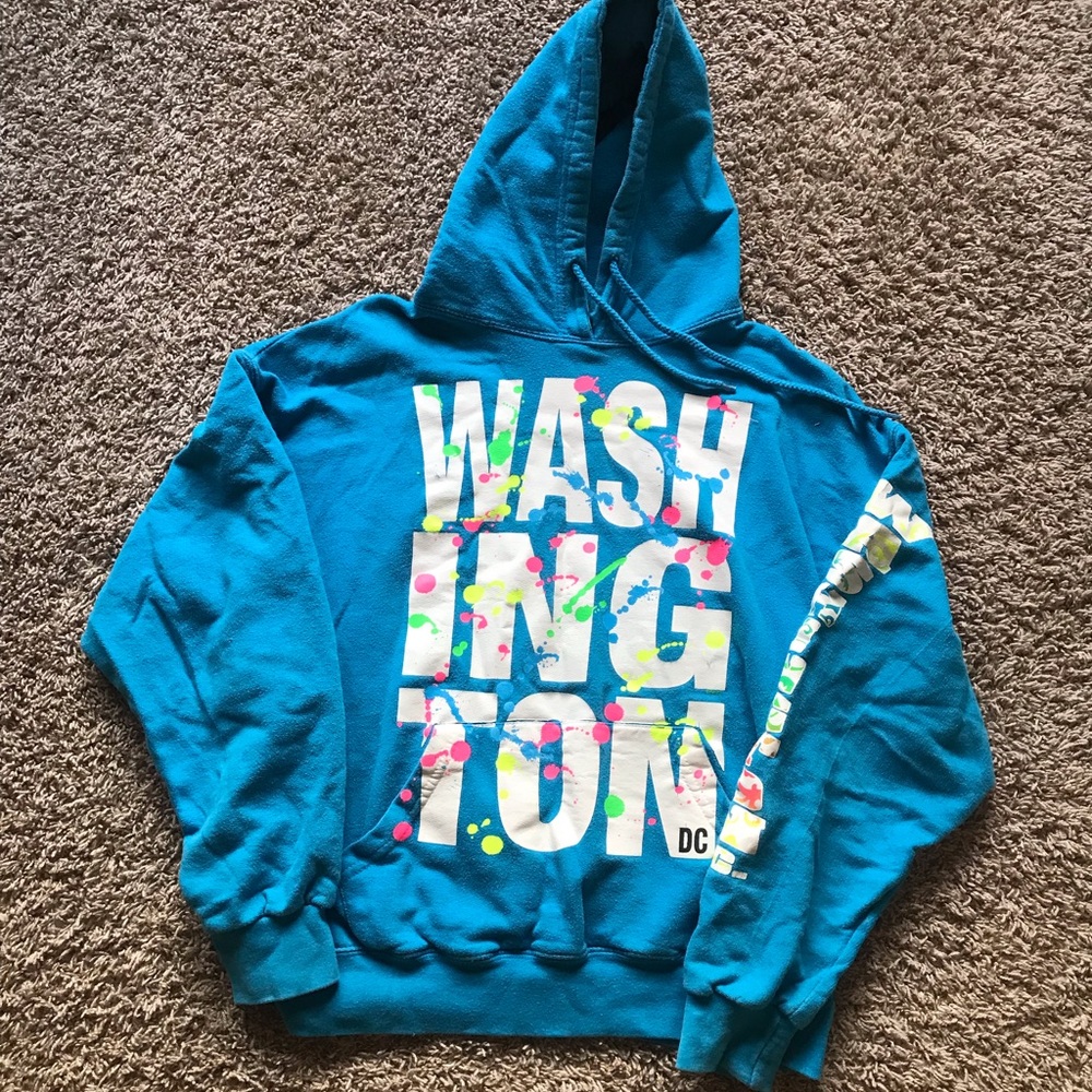 Washington DC Paint Splash Sweatshirt